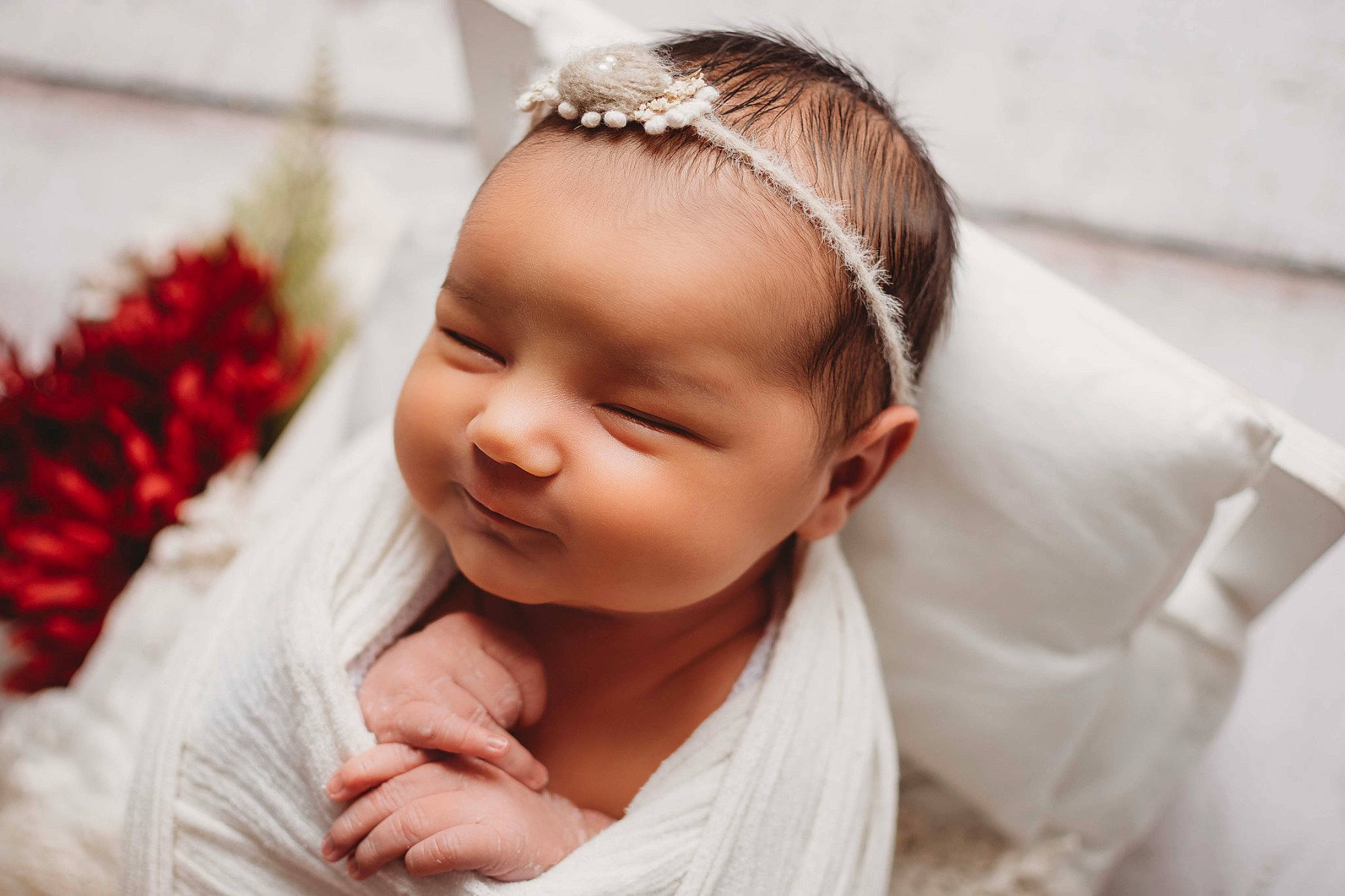 Laney joined the competition — help win amazing prizes! baby, cheek, child, comfort, dress, ear, eyebrow, eyelash, facial_expression, gesture, grass, happy, head, headband, headpiece, lip, nose, person, skin, smile