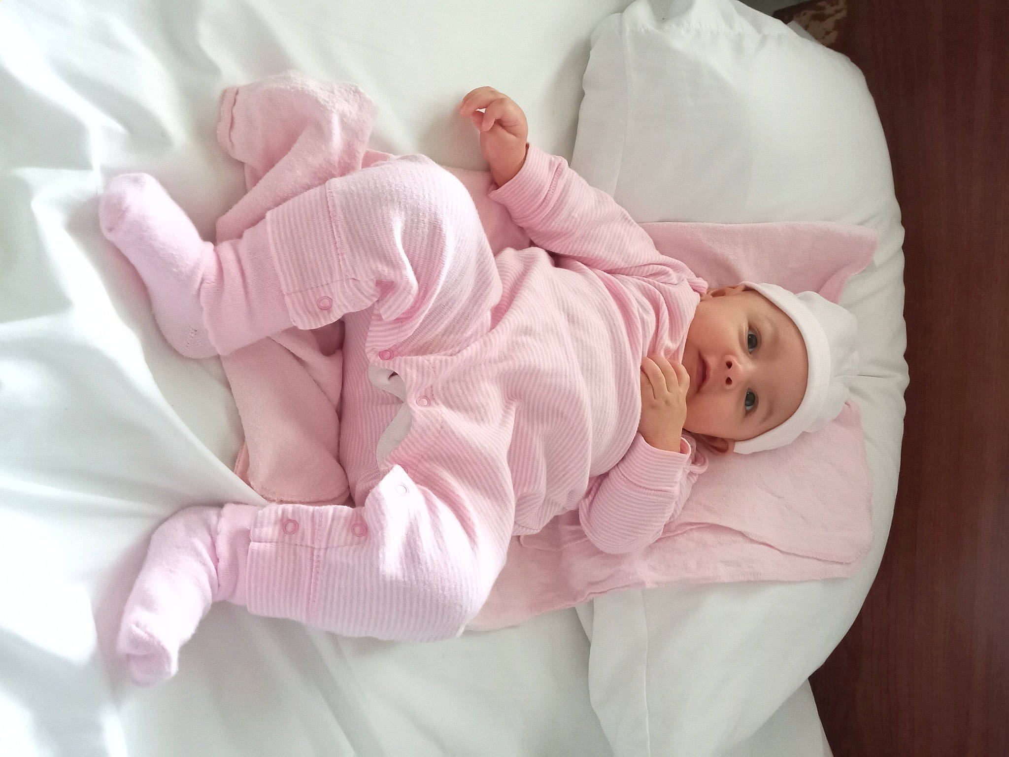 Diana joined the competition — help win amazing prizes! arm, baby, baby_products, baby_sleeping, baby_toddler_clothing, bedding, bedtime, child, comfort, face, headwear, leg, linens, magenta, person, pink, product, room, skin, sleeve