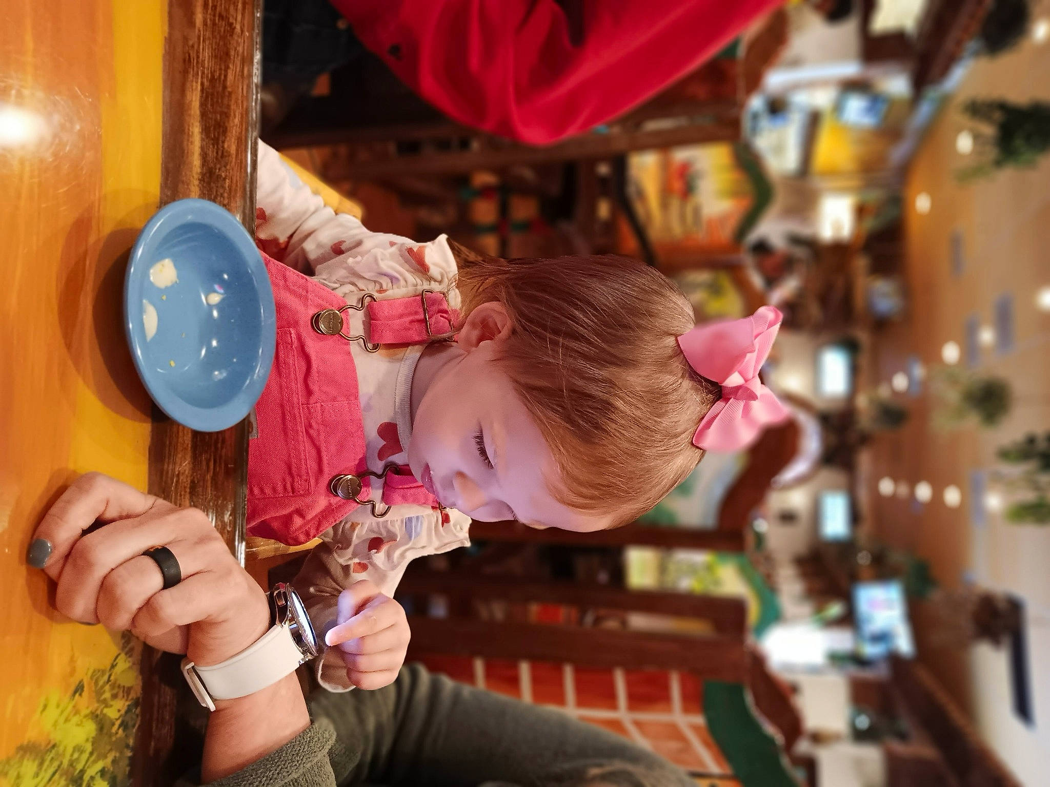 Averie joined the competition — help win amazing prizes! baby, child, ear, event, facial_expression, fun, happy, leisure, party, person, pink, play, room, sweetness, toddler, vacation, wood