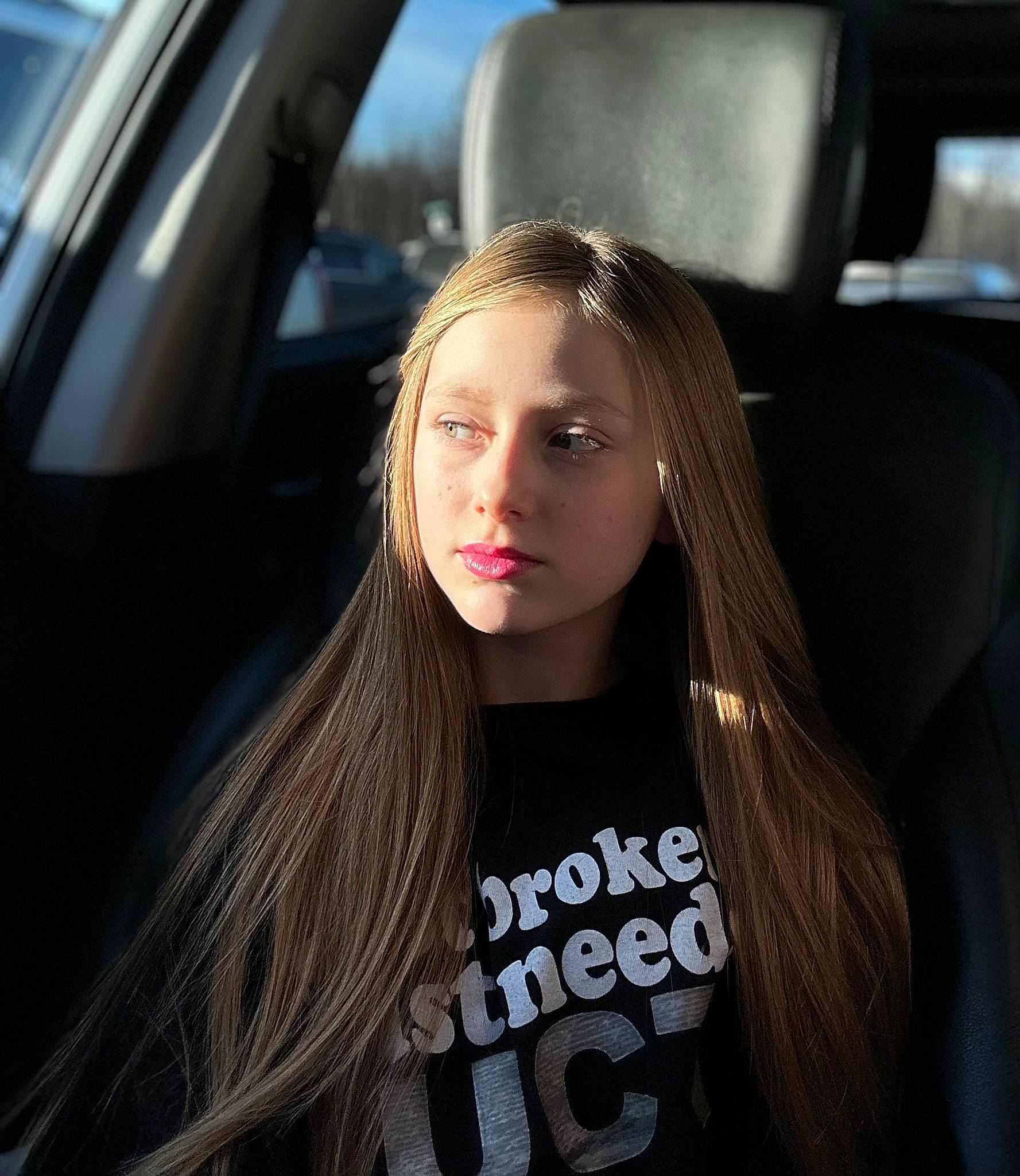 Ariel is registered to the contest to win money with this photo: automotive_design, automotive_exterior, automotive_lighting, beauty, black_hair, blond, cool, eyebrow, eyelash, eyewear, fashion_design, flash_photography, layered_hair, lip, long_hair, motor_vehicle, mouth, person, personal_luxury_car, snapshot