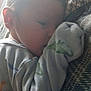 baby, sleeping, blanket, bed, pajamas, face, child, soft, indoors, cozy, rest, peaceful, closeup, head, comfort, person, infant, cute, nap, young