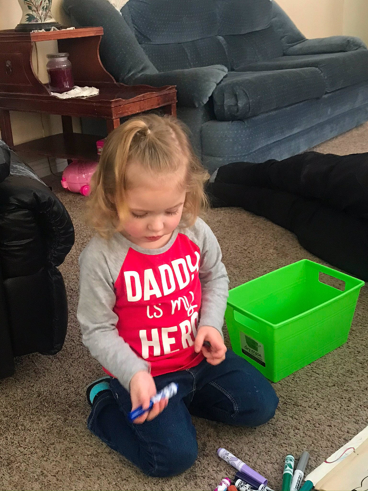 Matilda joined the competition — help win amazing prizes! chair, child, fun, furniture, person, play, sitting, toddler