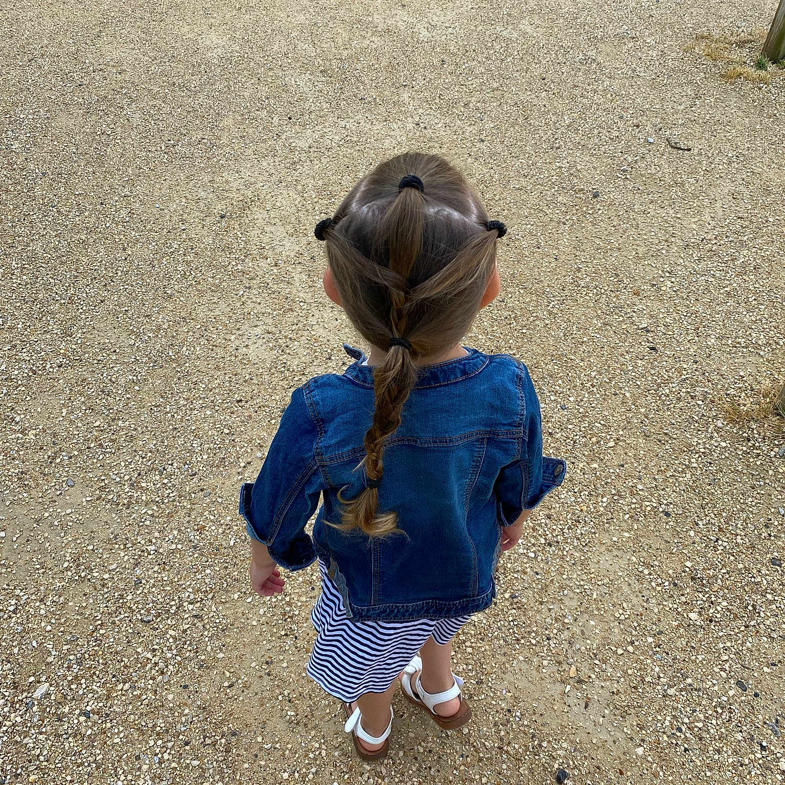 Jennah participe au concours pour gagner de l'argent avec cette photo : asphalt, baby, baby_toddler_clothing, beach, denim, electric_blue, fun, grass, landscape, leisure, pattern, people_in_nature, recreation, road_surface, sand, shadow, sitting, soil, tints_and_shades, toddler