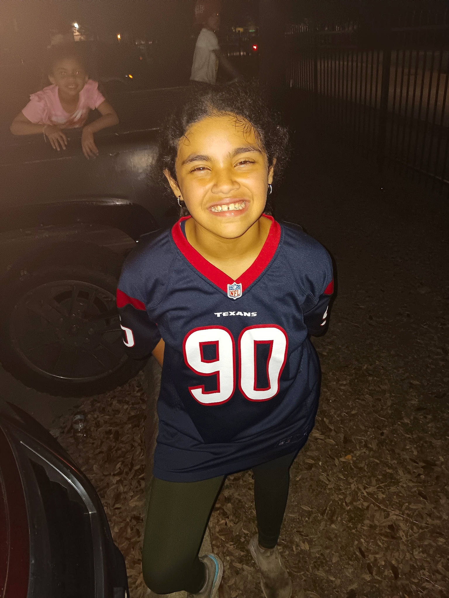 Katelynn joined the competition — help win amazing prizes! ball_game, competition_event, cool, darkness, electric_blue, flash_photography, fun, happy, jersey, joy, midnight, person, personal_protective_equipment, player, sleeve, smile, sports_uniform, sportswear, t_shirt, team_sport