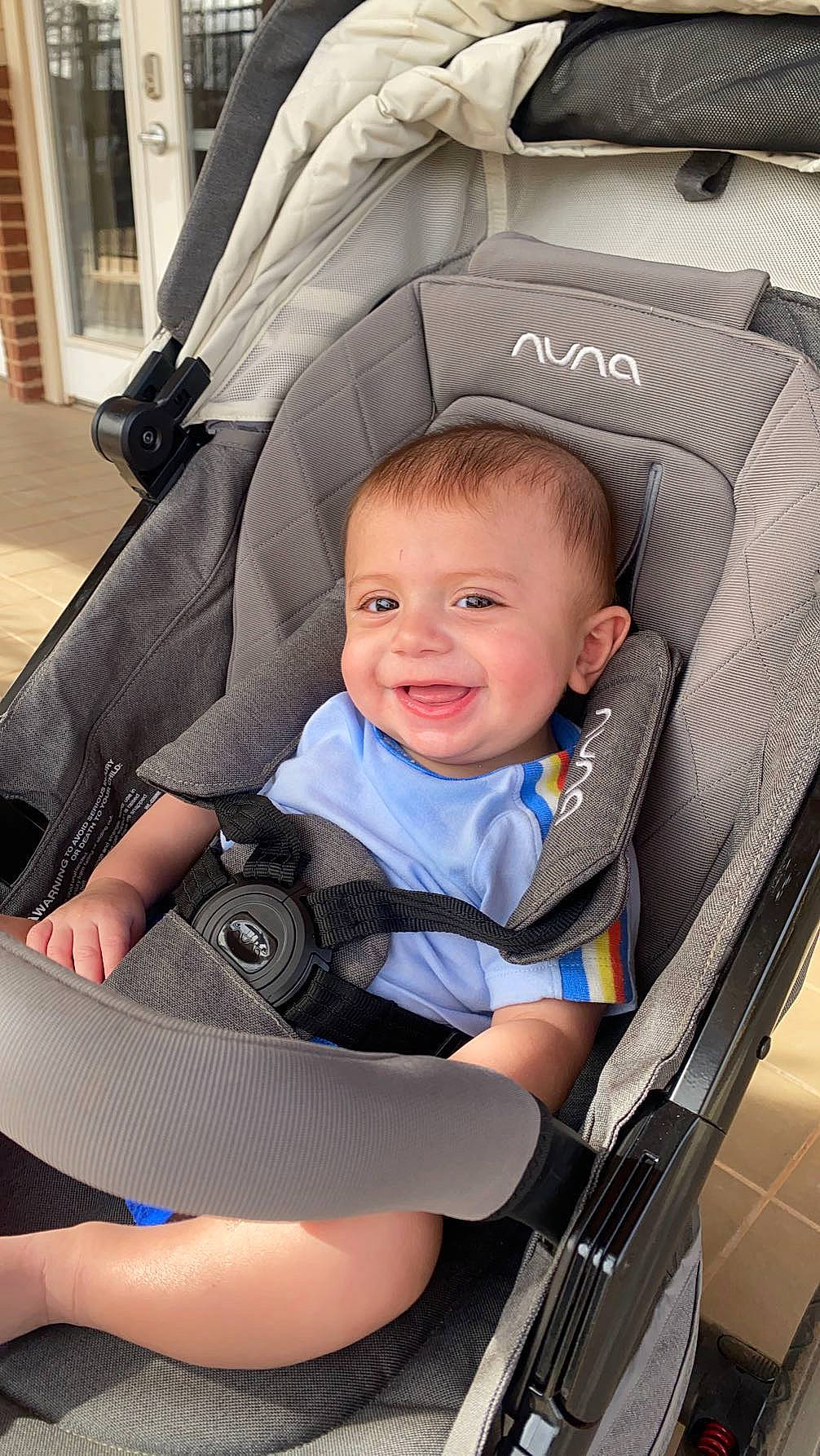 Ace joined the competition — help win amazing prizes! auto_part, automotive_design, baby, baby_carriage, baby_products, baby_safety, baby_toddler_clothing, car_seat, car_seat_cover, child, comfort, electric_blue, head_restraint, joy, motor_vehicle, person, product, sitting, smile, toddler