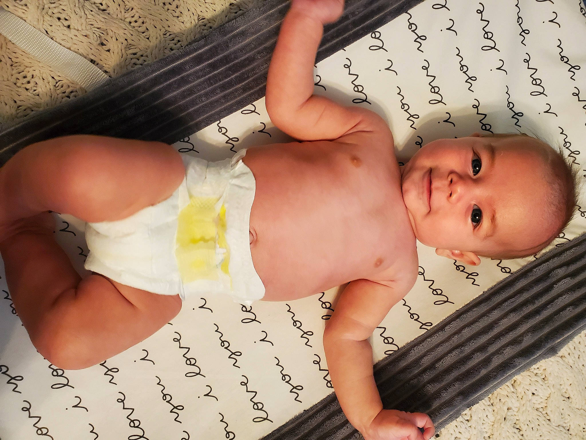 Jaxson is registered to the contest to win money with this photo: abdomen, arm, baby, baby_toddler_clothing, cheek, chest, child, comfort, finger, hand, human_body, joint, joy, knee, leg, muscle, organ, person, skin, stomach