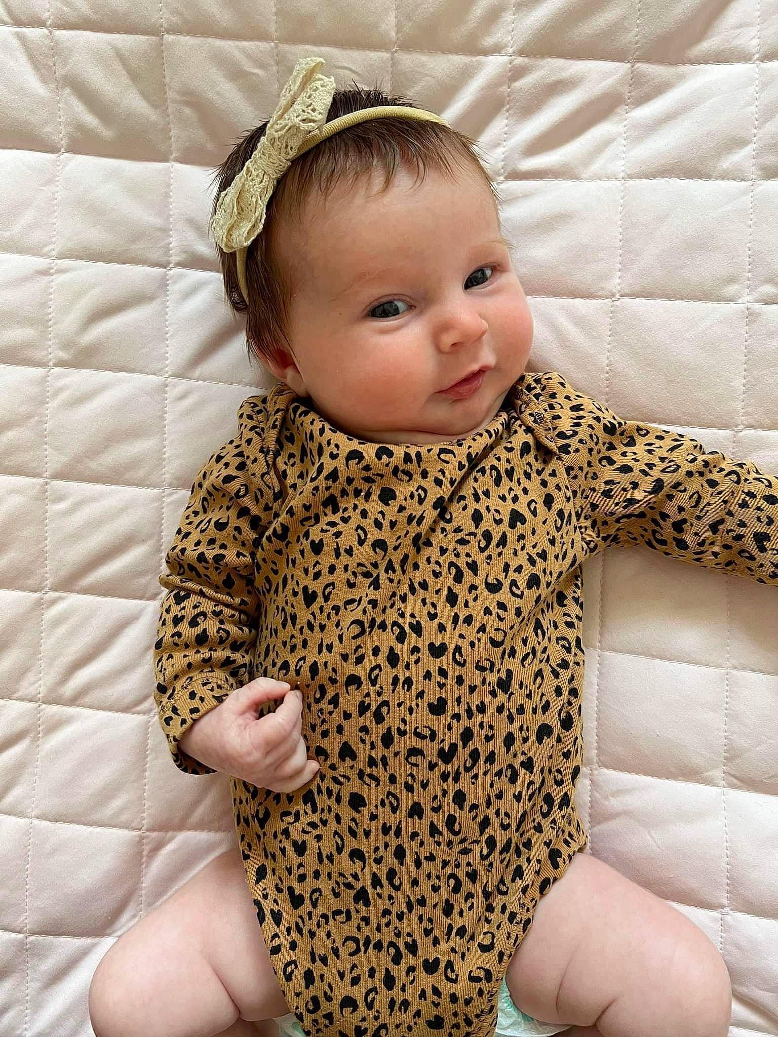 Adelaide joined the competition — help win amazing prizes! baby, baby_sleeping, baby_toddler_clothing, child, comfort, face, fashion_accessory, gesture, happy, human_leg, linens, nail, pattern, person, skin, sleeve, textile, thigh, thumb, toddler