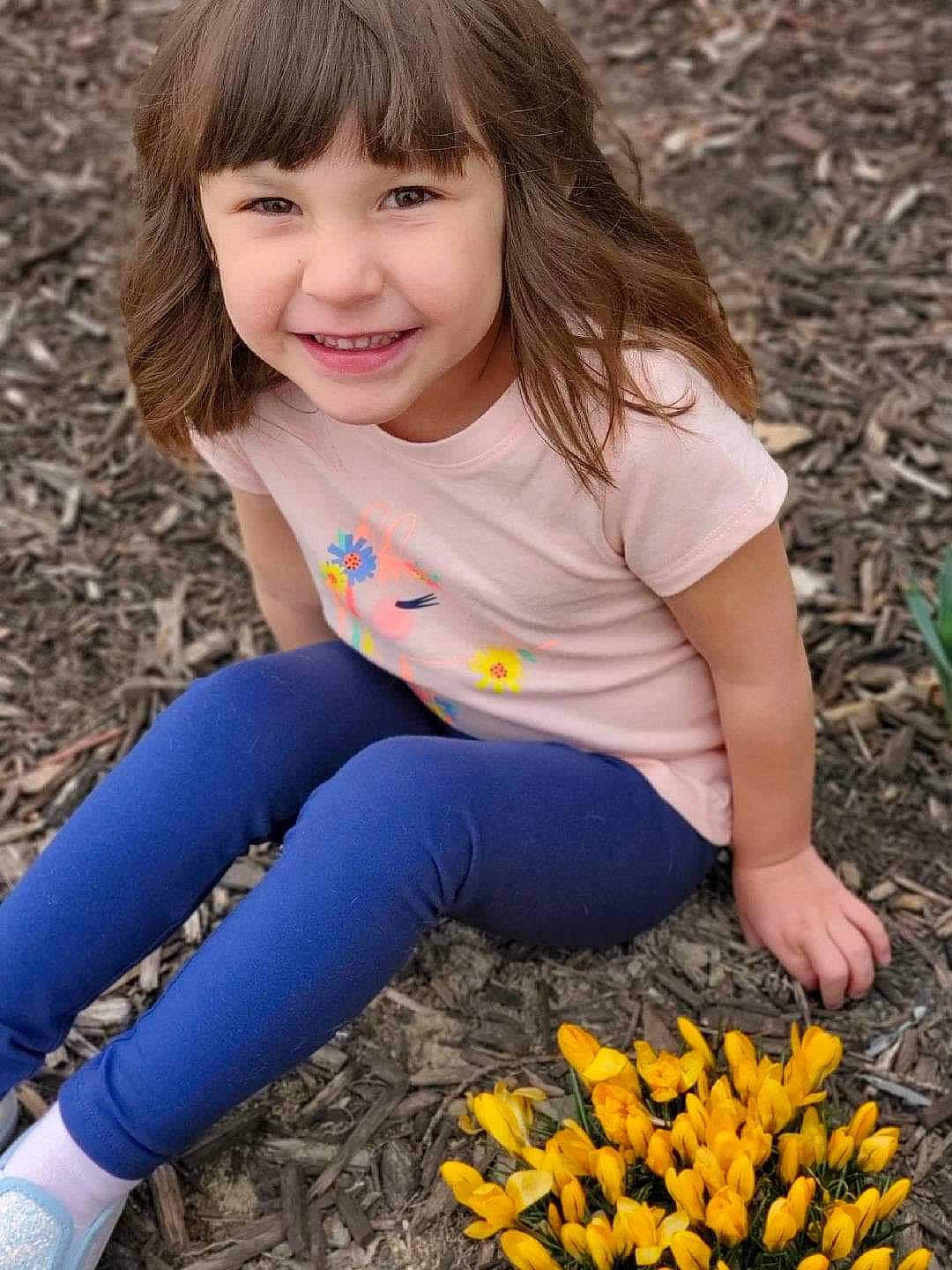 Lyra joined the competition — help win amazing prizes! child, child_model, flower, happy, iris, joy, long_hair, person, plant, smile, spring, toddler, violet_family, wildflower, yellow