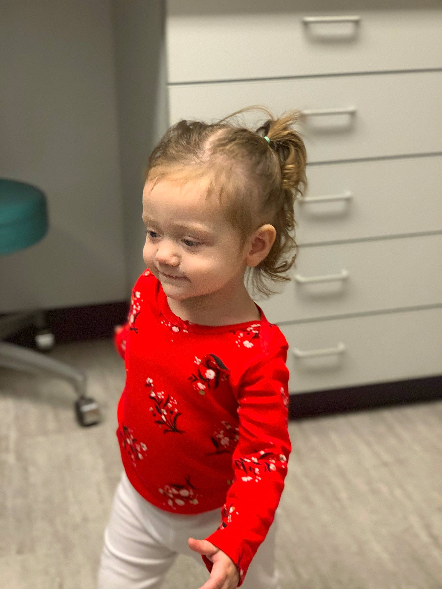 Brynnlee joined the competition — help win amazing prizes! arm, baby, cheek, child, ear, neck, outerwear, person, play, red, shoulder, skin, sleeve, smile, sportswear, standing, t_shirt, toddler, top