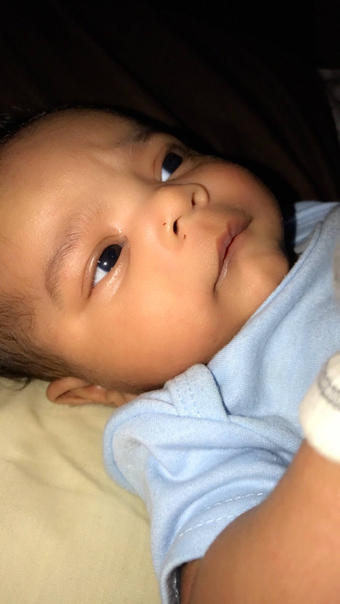 Kamdyn joined the competition — help win amazing prizes! baby, baby_toddler_clothing, beauty, cheek, child, chin, close_up, comfort, elbow, eye, eyebrow, eyelash, forehead, iris, lip, mouth, nose, person, skin, sleeve