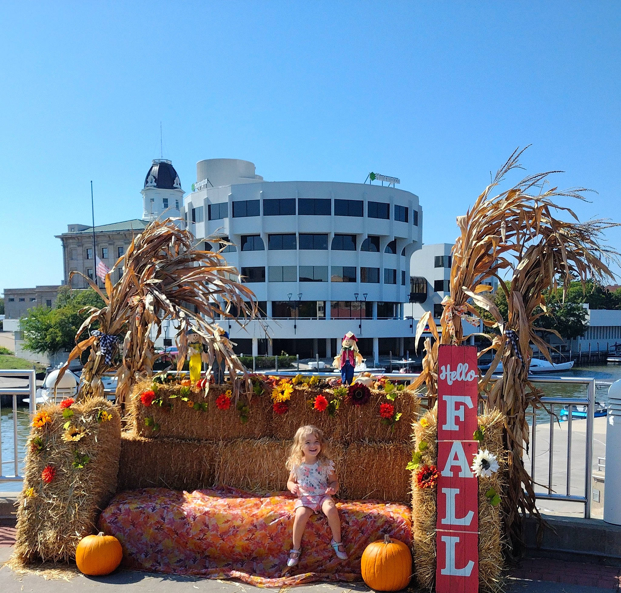 Kelsie joined the competition — help win amazing prizes! arecales, building, city, condominium, facade, fun, joy, leisure, mixed_use, palm_tree, person, plant, public_space, pumpkin, recreation, shorts, sky, tourism, travel, tree