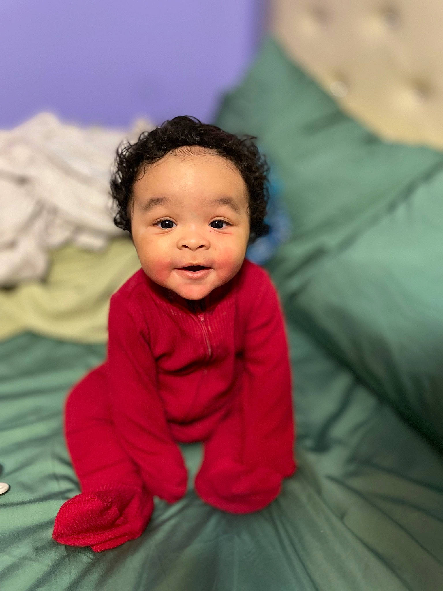 Gionni joined the competition — help win amazing prizes! baby, baby_toddler_clothing, cheek, chin, comfort, eye, face, facial_expression, flash_photography, flooring, hair, happy, head, human_body, mouth, nose, person, skin, sleeve, smile