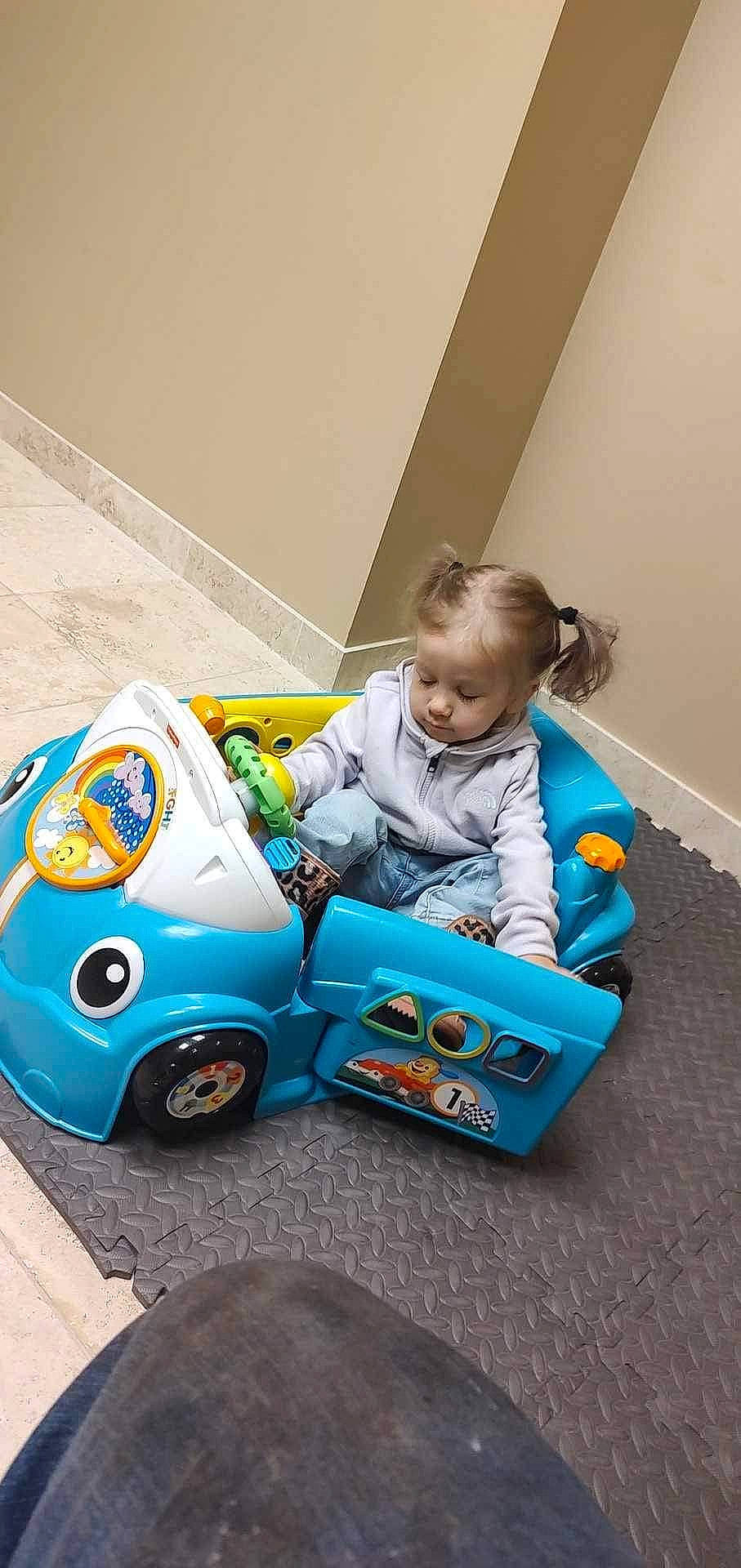 Willow joined the competition — help win amazing prizes! automotive_design, baby, baby_products, baby_toddler_clothing, baby_toys, child, comfort, electric_blue, fun, motor_vehicle, person, plastic, play, riding_toy, sitting, tire, toddler, toy, toy_vehicle, vehicle