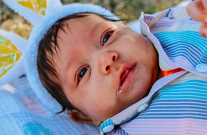 Kamdyn joined the competition — help win amazing prizes! baby, baby_toddler_clothing, cheek, child, comfort, eyelash, fun, grass, happy, iris, leisure, lip, mouth, nose, person, portrait_photography, skin, smile, toddler, tree