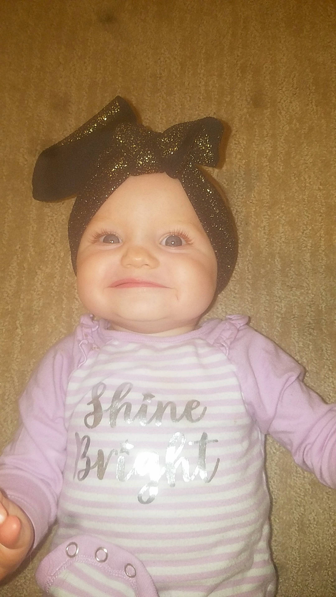 Charleigh joined the competition — help win amazing prizes! baby, baby_toddler_clothing, cheek, child, costume_accessory, ear, fashion_accessory, forehead, hat, head, headgear, joy, lip, person, pink, skin, smile, toddler