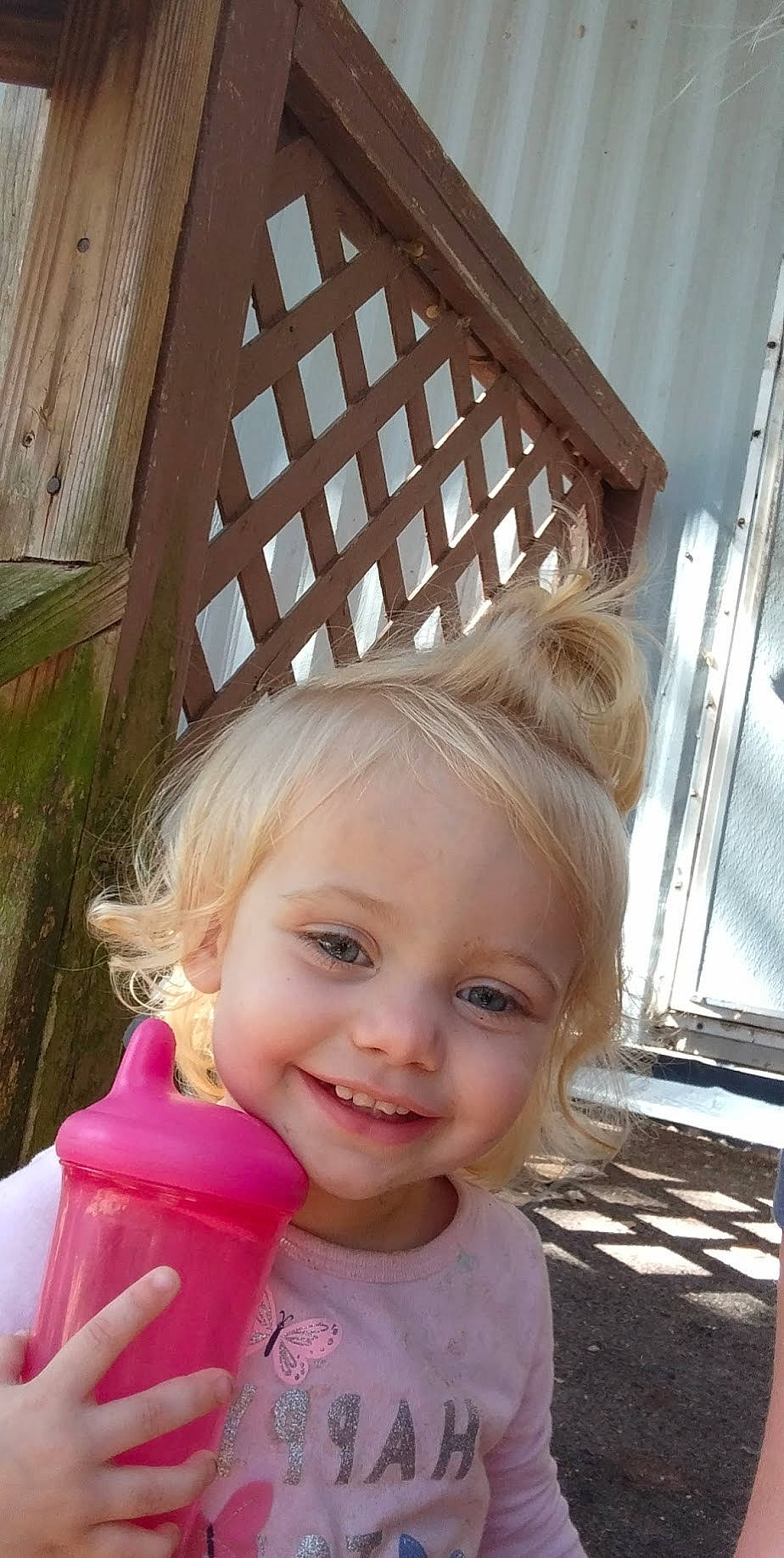 Annalise joined the competition — help win amazing prizes! baby, baby_toddler_clothing, child, face, fashion_accessory, fun, hair_accessory, happy, joy, leisure, lip, person, portrait_photography, recreation, skin, smile, toddler, vacation, wood