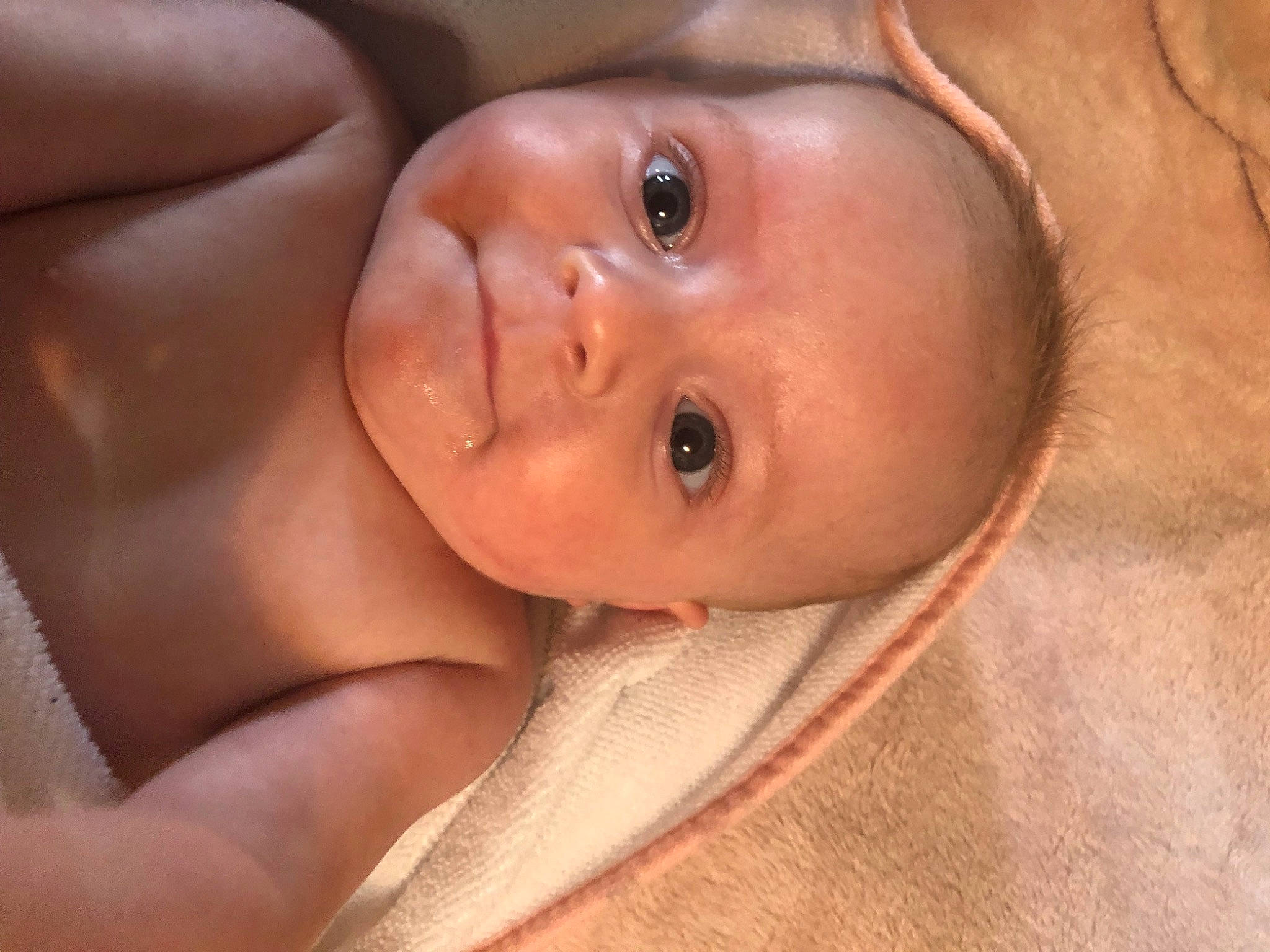 Ryalee is registered to the contest to win money with this photo: baby, bathing, cheek, chest, child, close_up, eyelash, flesh, forehead, fun, happy, iris, lip, mouth, nose, person, portrait_photography, skin, smile, toddler