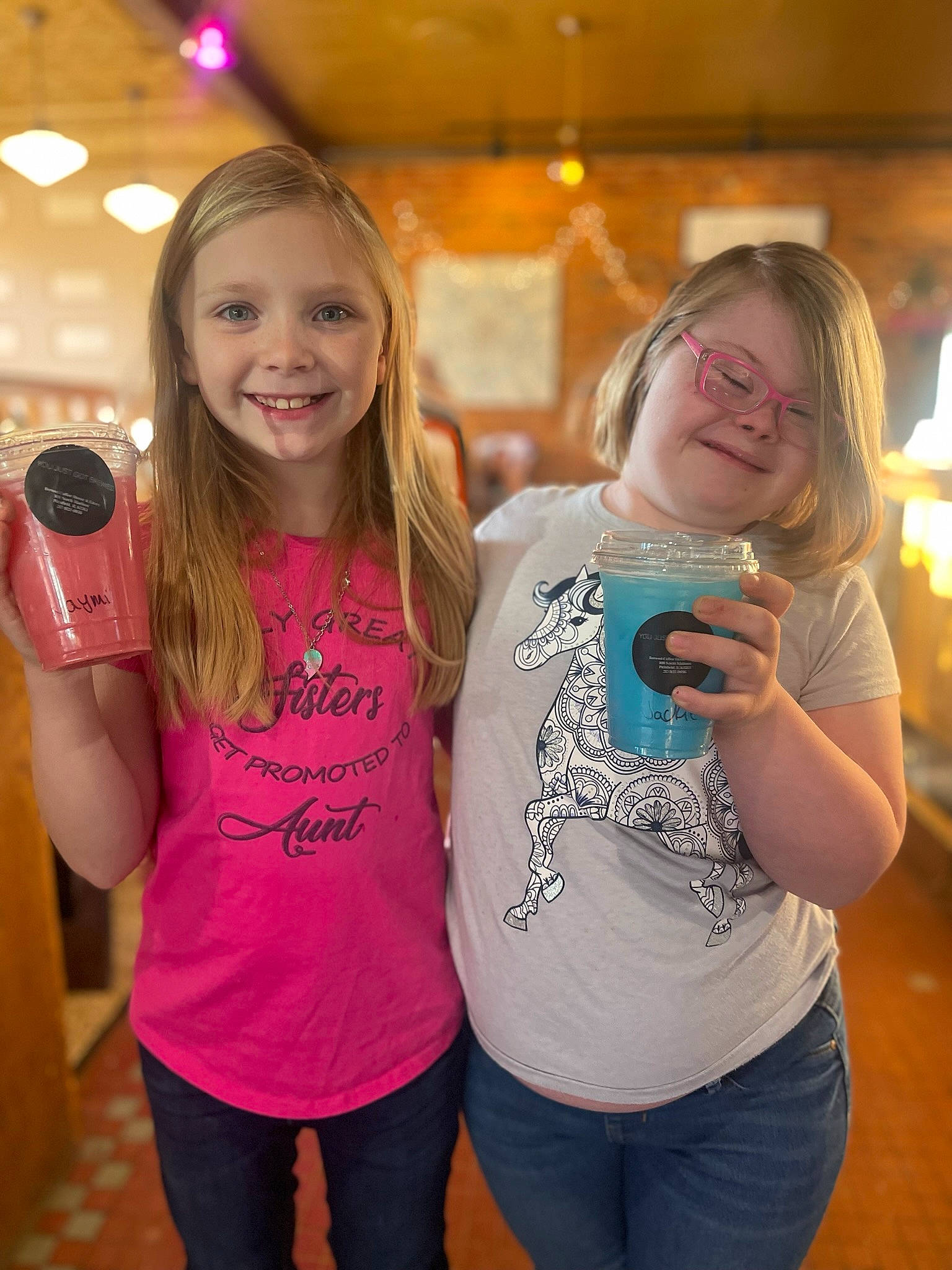 Jacklyn And Jaymi is registered to the contest to win money with this photo: clothing, cool, face, facial_expression, fashion, fun, gesture, hair, hairstyle, happy, head, jeans, joy, leisure, organ, person, shoulder, skin, sleeve, smile