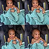 baby, child, car_seat, blanket, smile, happy, infant, cute, portrait, indoors, expression, closeup, wrapped, seat, person, baby_toy, head, skin, hand, photography
