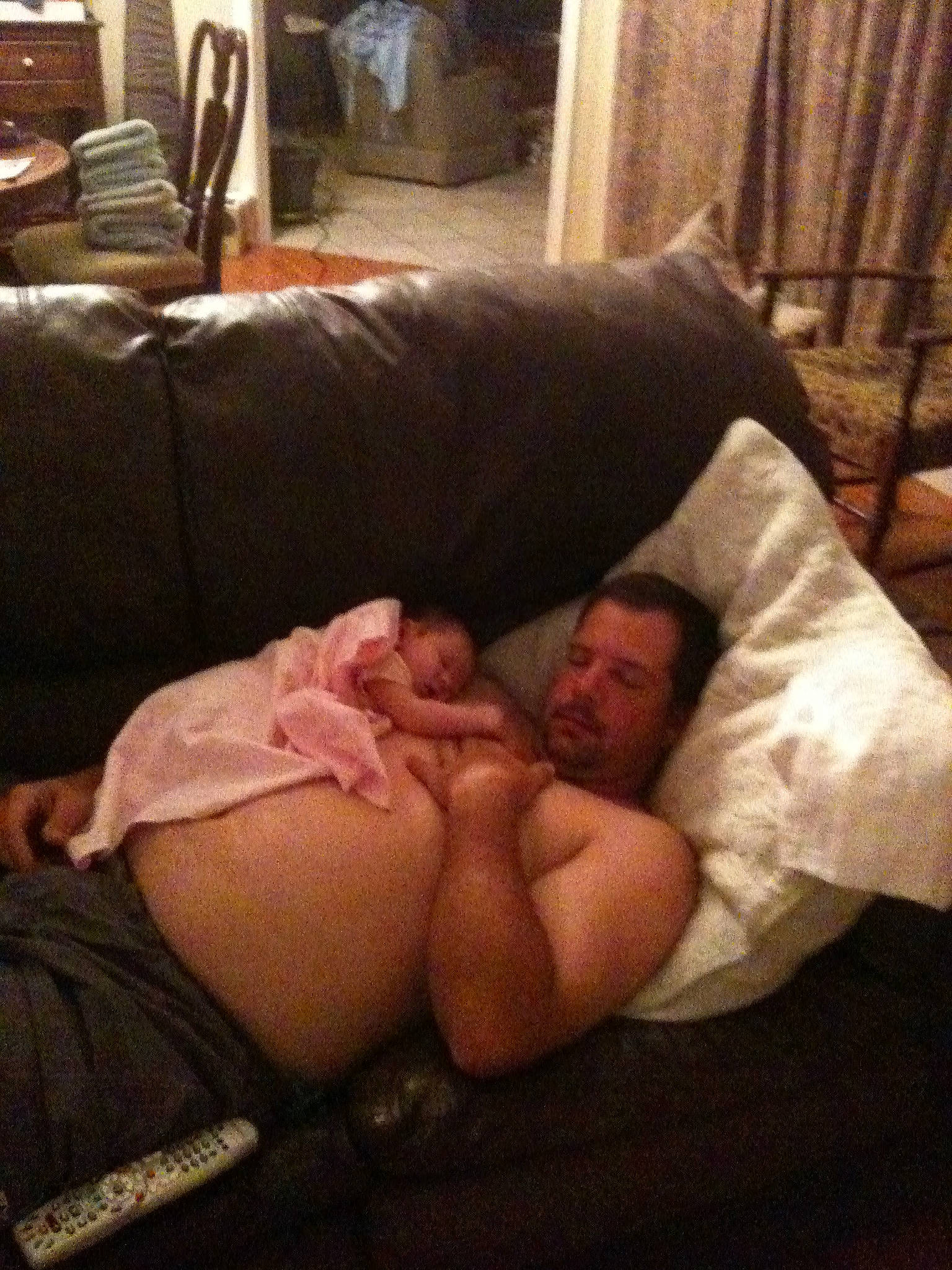 Maddie joined the competition — help win amazing prizes! abdomen, baby, barechested, bedtime, birth, child, flesh, furniture, hand, leg, muscle, nap, person, sleep