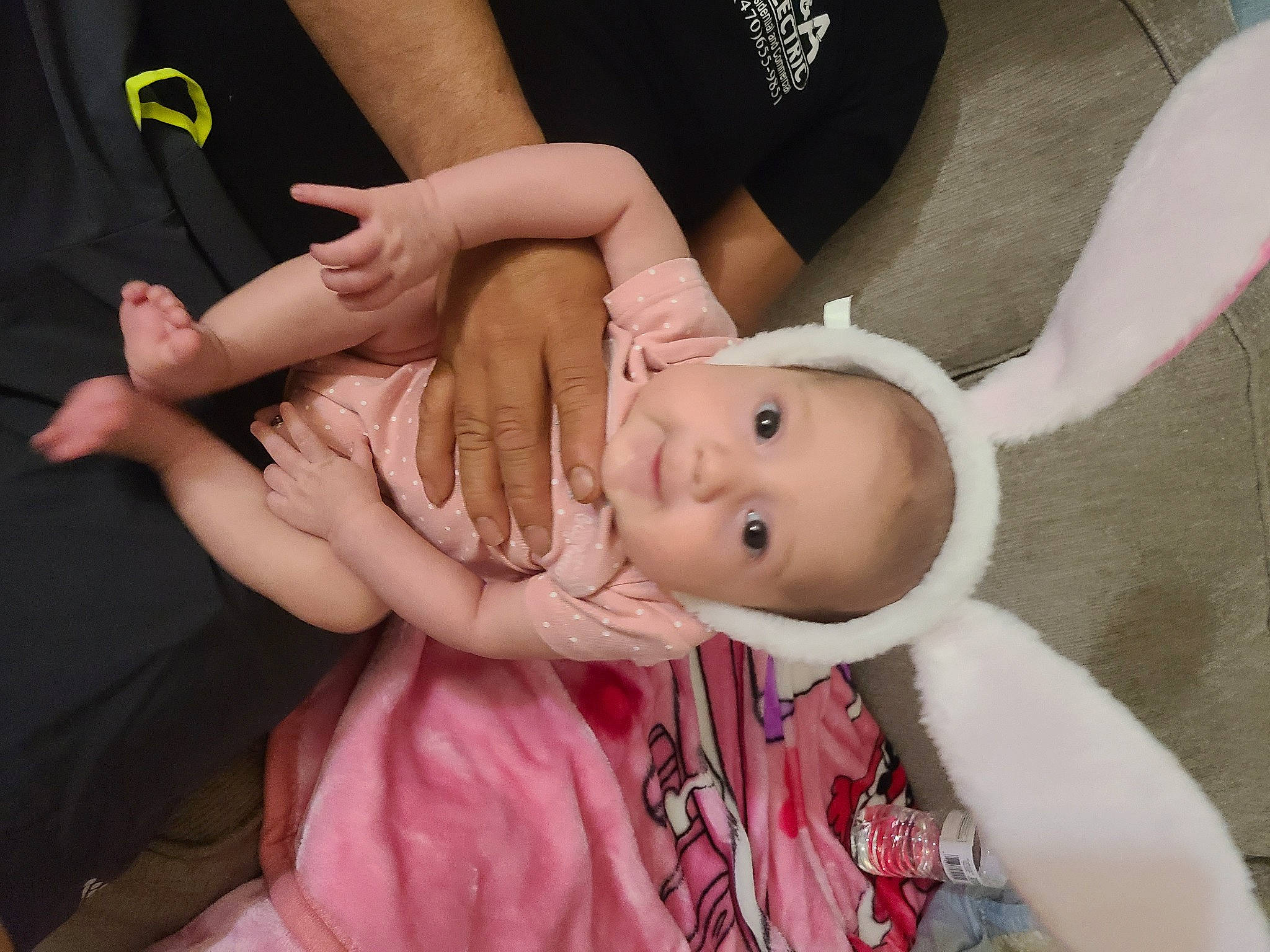 Maria joined the competition — help win amazing prizes! baby, doll, dress, eye, eyelash, face, finger, gesture, happy, headpiece, human_body, jewellery, leg, nail, neck, person, pink, skin, toddler, trunk