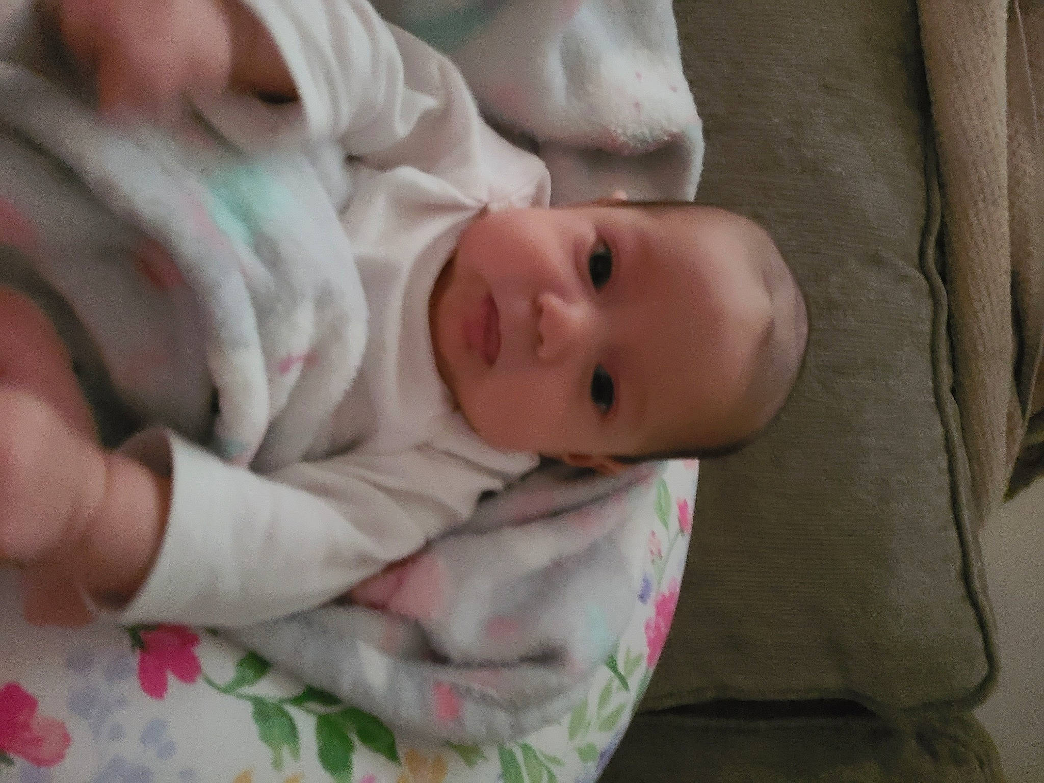 Maria is registered to the contest to win money with this photo: baby, baby_products, baby_toddler_clothing, bedtime, cheek, child, comfort, eye, eyelash, grass, linens, pattern, person, portrait_photography, sleeve, smile, textile, toddler