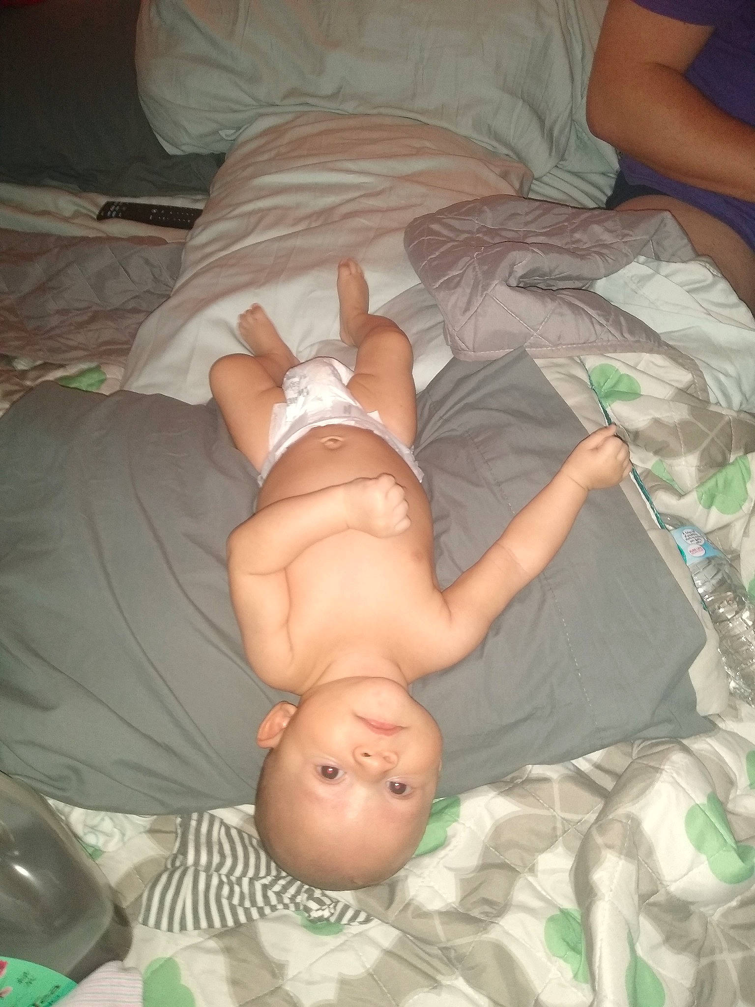 Osiris joined the competition — help win amazing prizes! abdomen, bed, chest, child, comfort, diaper, foot, fun, head, human_body, human_leg, knee, leg, mouth, person, skin, stomach, thigh, thumb, toddler