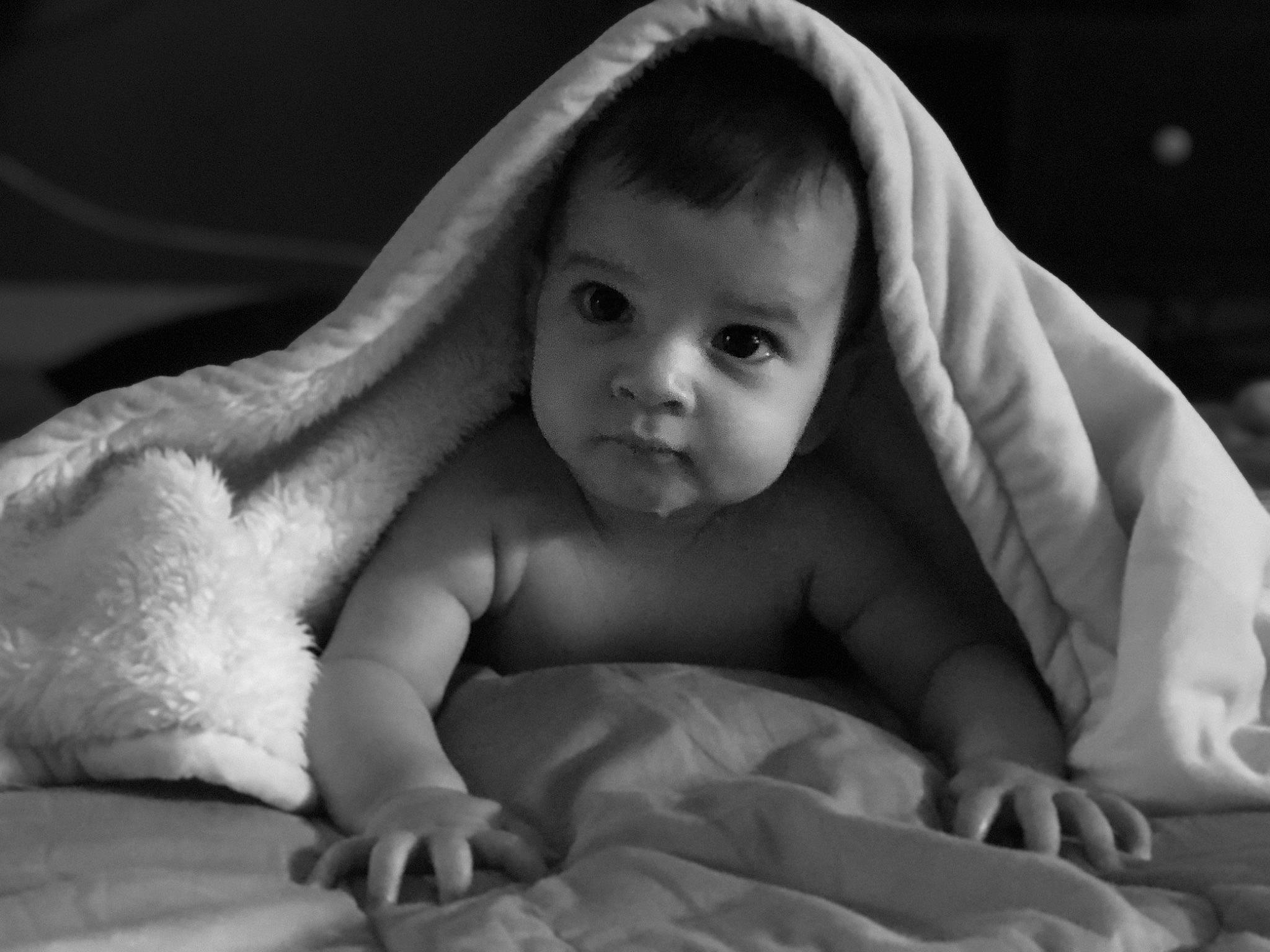 Atreyu joined the competition — help win amazing prizes! baby, black_and_white, cheek, child, eye, face, hand, head, lip, monochrome, monochrome_photography, nose, person, photograph, photography, portrait, portrait_photography, skin, snapshot, toddler