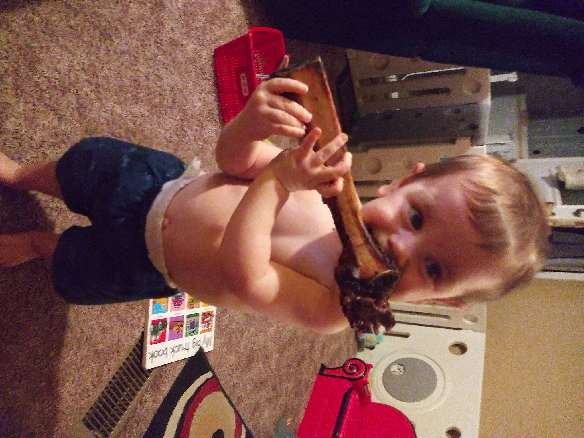 Ashton is registered to the contest to win money with this photo: barefoot, chest, child, elbow, finger, foot, fun, gesture, happy, human_leg, joy, leisure, mouth, muscle, nail, person, swimwear, thigh, thumb, toddler