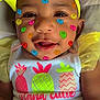 Blessen is registered to the contest to win money with this photo: art, cheek, cool, eye, eyebrow, eyelash, forehead, fun, happy, headgear, human_body, iris, lip, mouth, neck, nose, pink, skin, toddler, yellow
