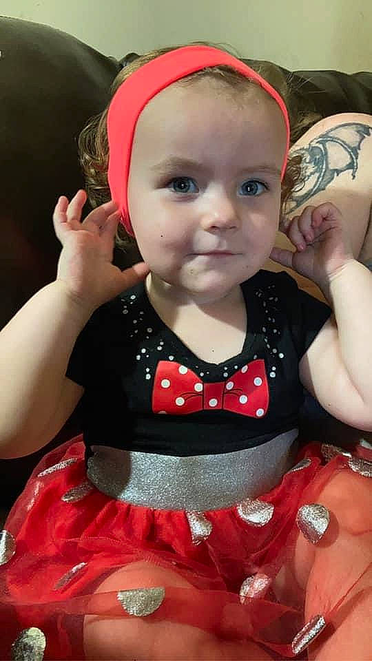 Alice joined the competition — help win amazing prizes! baby, baby_toddler_clothing, cheek, child, chin, cool, dress, eyelash, finger, hairstyle, happy, head, lip, neck, person, pink, red, skin, sleeve, toddler