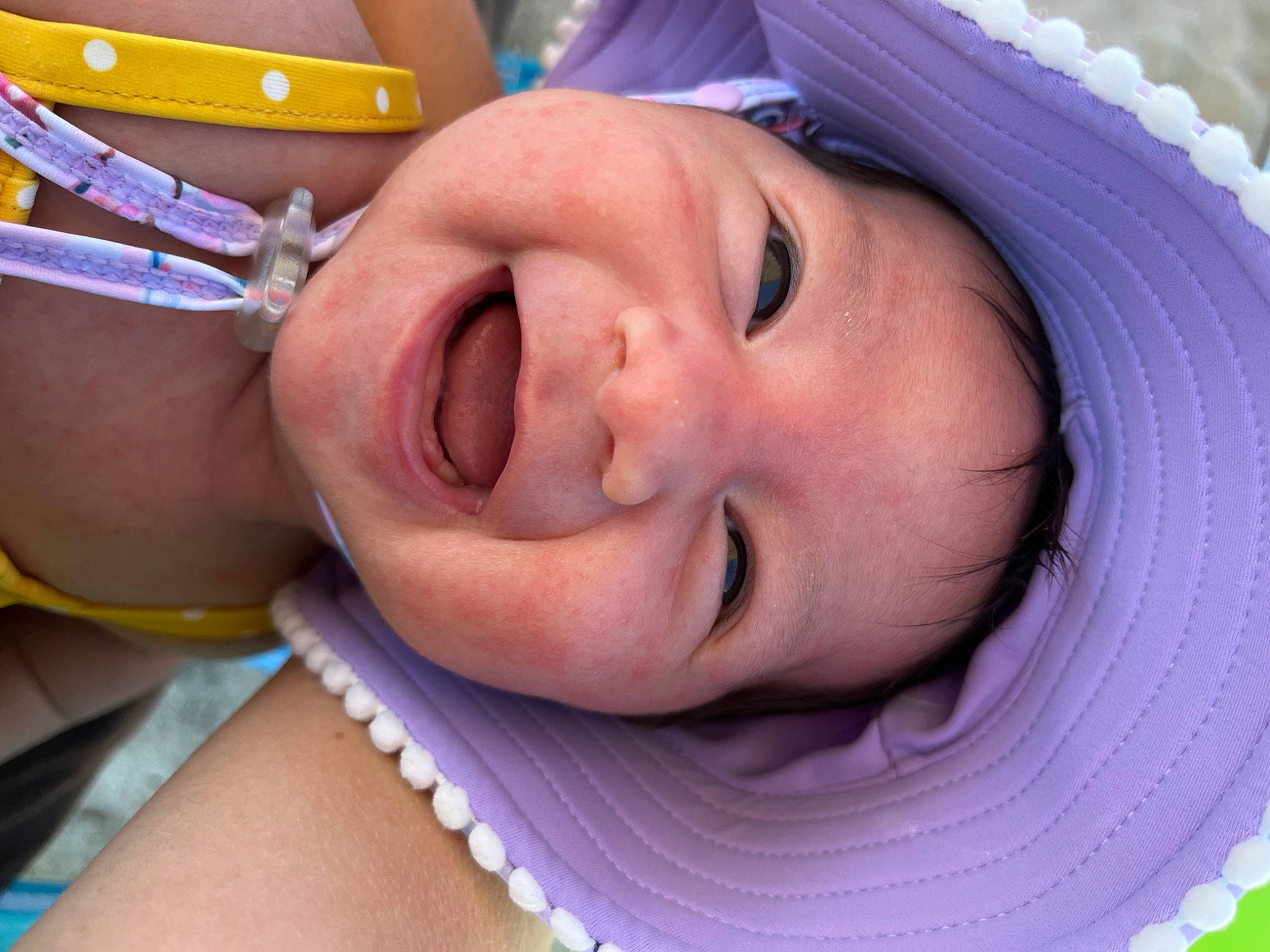 Amera joined the competition — help win amazing prizes! baby, cheek, chin, ear, eyebrow, eyelash, face, finger, happy, headgear, headwear, leisure, lip, mouth, neck, nose, organ, person, pink, skin