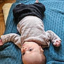 baby, bed, blanket, bodypart, clothing, couch, crawling, cushion, face, finger, furniture, hand, head, homedecor, newborn, pants, person, photography, portrait, quilt