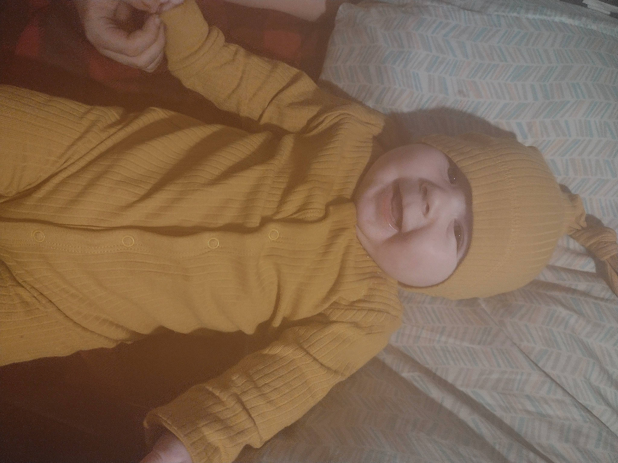 Gunnar joined the competition — help win amazing prizes! baby, baby_toddler_clothing, cheek, child, comfort, elbow, eye, flooring, fun, hardwood, headwear, linens, nose, person, room, sleep, sleeve, thumb, tints_and_shades, toddler