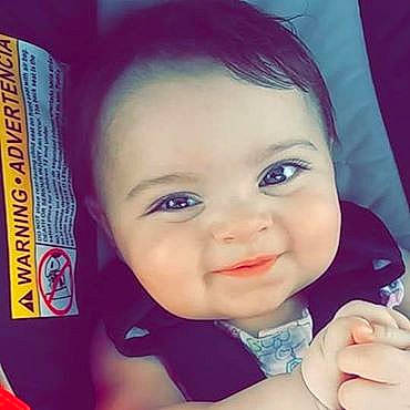 Audrey joined the competition — help win amazing prizes! baby, beauty, cheek, child, chin, cool, eye, eyebrow, face, facial_expression, forehead, hair, head, lip, nose, person, product, skin, smile, toddler