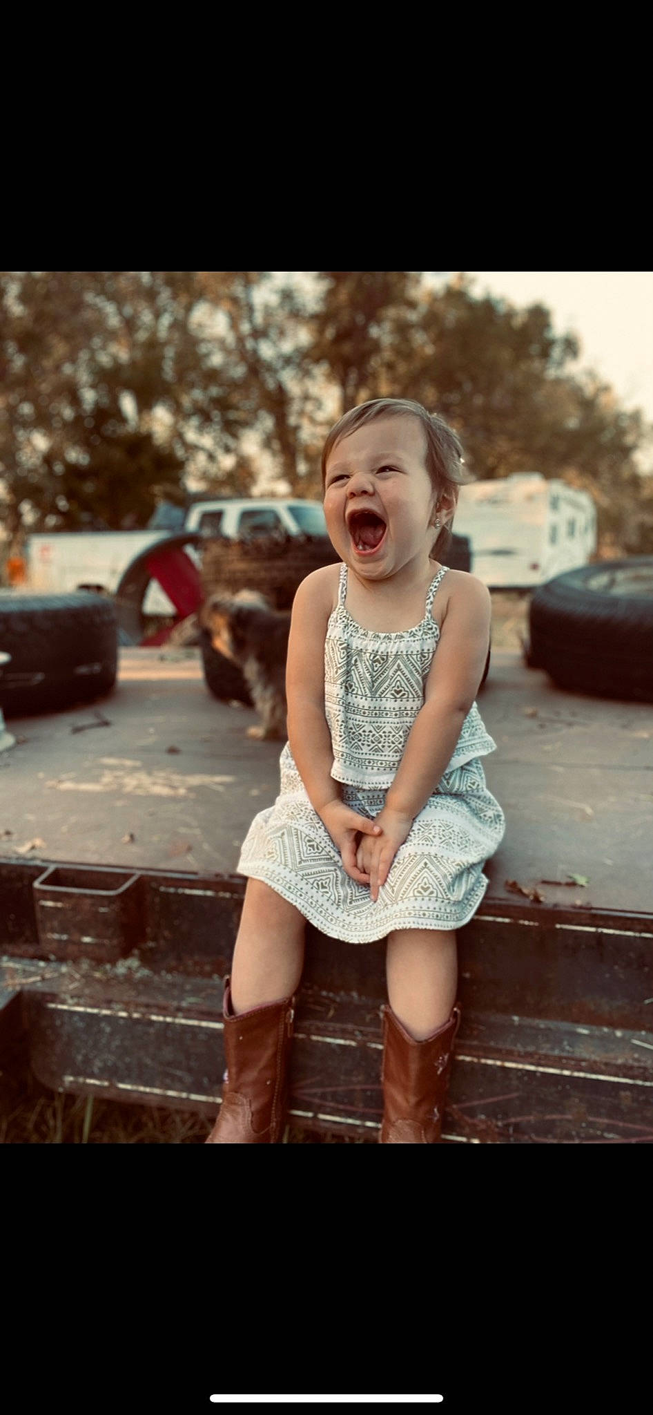 Raylee is registered to the contest to win money with this photo: beauty, child, child_model, dress, eye, facial_expression, footwear, fun, happy, leg, people, person, photograph, photography, sitting, smile, snapshot, standing, summer, toddler