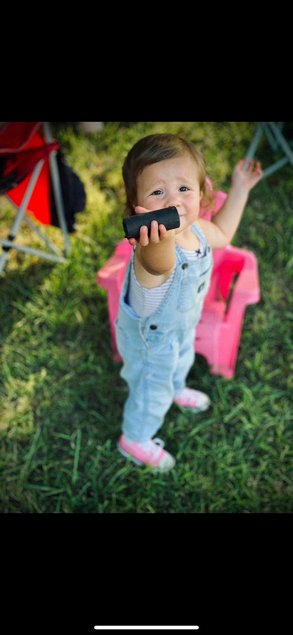 Raylee joined the competition — help win amazing prizes! baby, cheek, child, cool, finger, fun, grass, happy, lawn, leisure, person, photograph, photography, pink, plant, play, portrait, smile, toddler