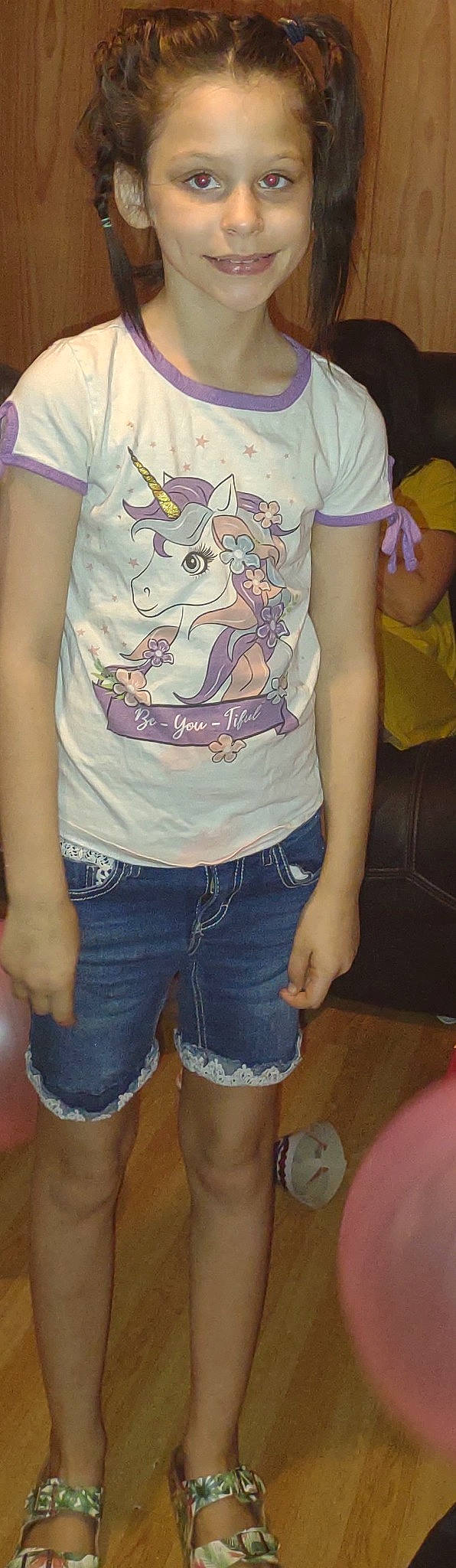 Emily joined the competition — help win amazing prizes! art, blue, chest, clothing, cool, denim, jean_short, joint, joy, muscle, neck, person, shorts, shoulder, sleeve, standing, street_fashion, t_shirt, textile, thigh