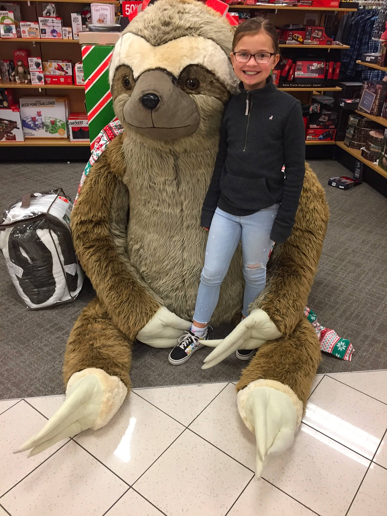 Ariah is registered to the contest to win money with this photo: costume, fawn, fictional_character, fun, fur, joy, mascot, person, plush, stuffed_toy, teddy_bear, textile, toy