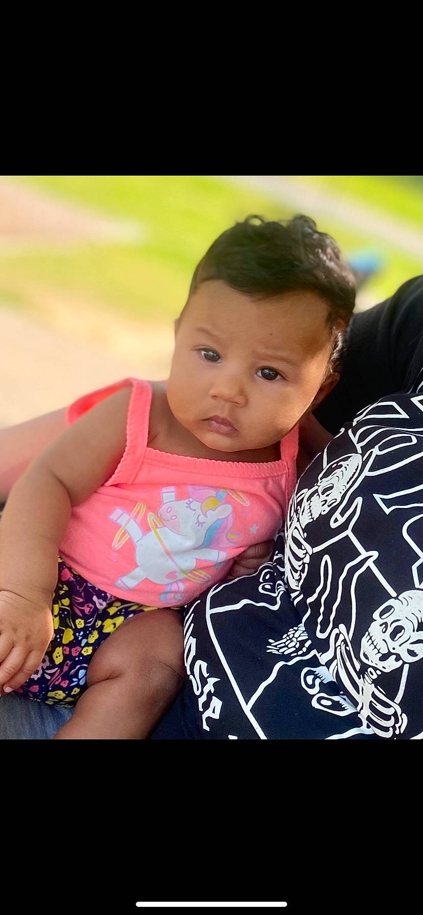 Ariyah is registered to the contest to win money with this photo: baby_toddler_clothing, child, cool, eye, face, flash_photography, fun, hairstyle, happy, head, human_body, leisure, neck, pattern, people_in_nature, person, product, skin, t_shirt, thigh