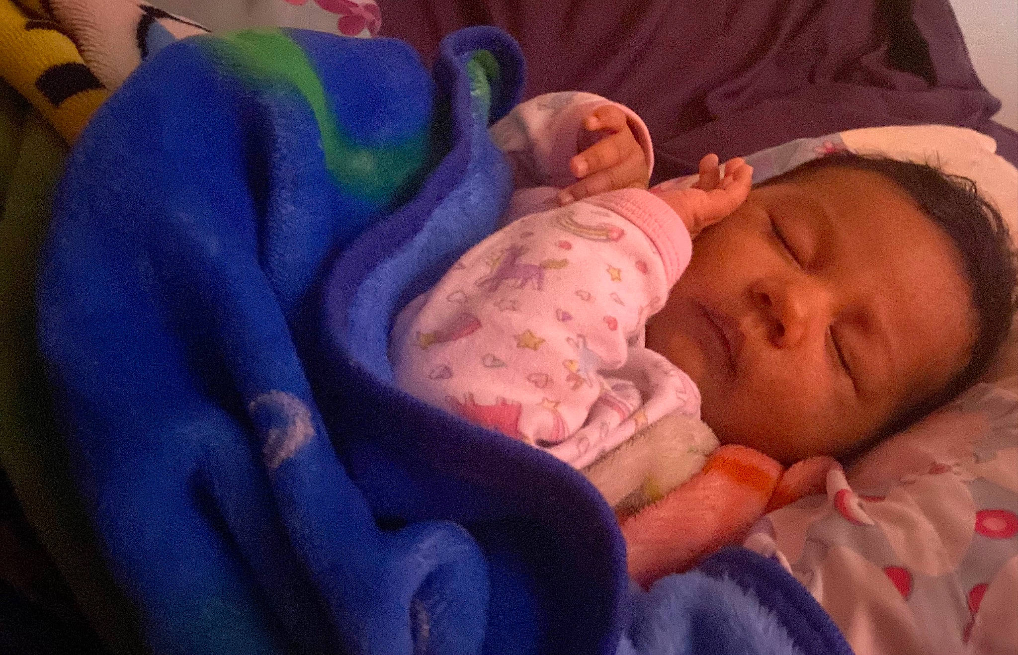 Ariyah joined the competition — help win amazing prizes! baby, baby_products, baby_sleeping, baby_toddler_clothing, bedtime, cheek, child, comfort, electric_blue, finger, iris, linens, lip, mouth, nap, nose, person, skin, sleeve, thumb