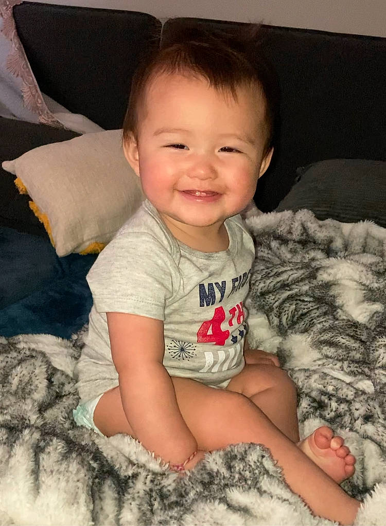 Jia joined the competition — help win amazing prizes! arm, baby_toddler_clothing, cheek, comfort, eye, face, finger, hair, happy, head, human_body, iris, joy, leg, mouth, nose, person, skin, sleeve, smile