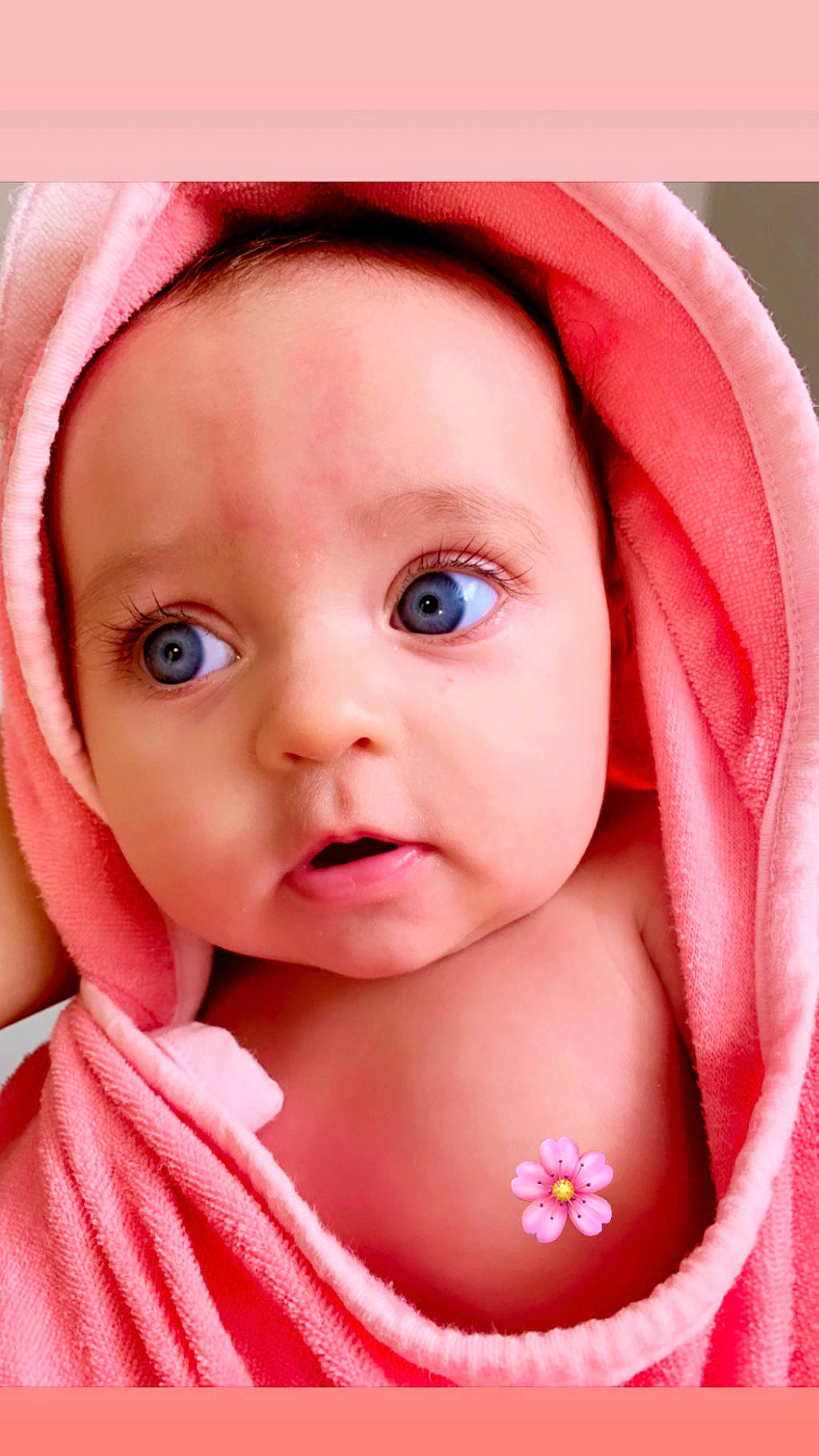 Audriana is registered to the contest to win money with this photo: baby, beauty, cheek, child, child_model, chin, close_up, eye, eyebrow, face, head, lip, mouth, nose, person, photography, pink, portrait_photography, skin, smile