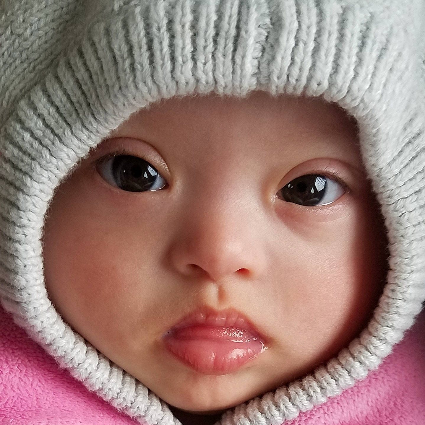 Sofia joined the competition — help win amazing prizes! baby, cap, cheek, chin, eye, eyebrow, eyelash, face, facial_expression, hat, headgear, headwear, iris, lip, nose, organ, person, photograph, skin, smile