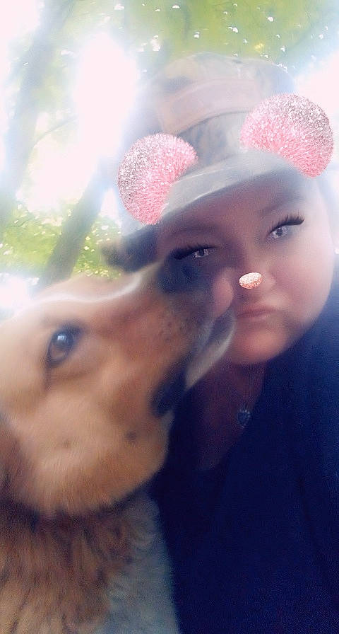 Fisher joined the competition — help win amazing prizes! cap, carnivore, companion_dog, dog, dog_breed, ear, eyewear, facial_expression, fawn, happy, hat, head, iris, lip, mammal, nose, people_in_nature, skin, sunlight, vertebrate