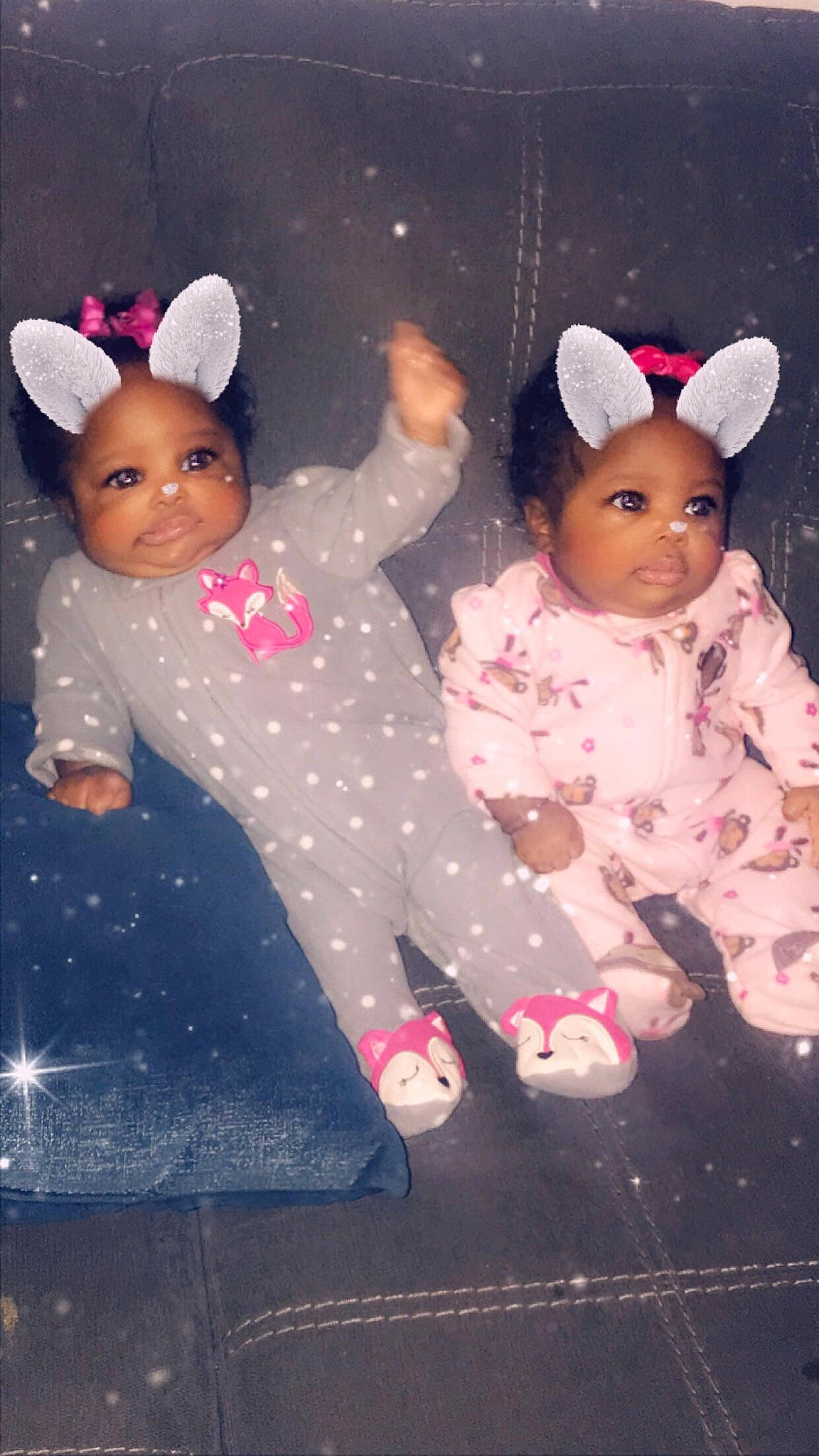 Cinai And Cienn joined the competition — help win amazing prizes! baby, child, design, ear, fawn, fun, happy, pattern, person, pink, toddler