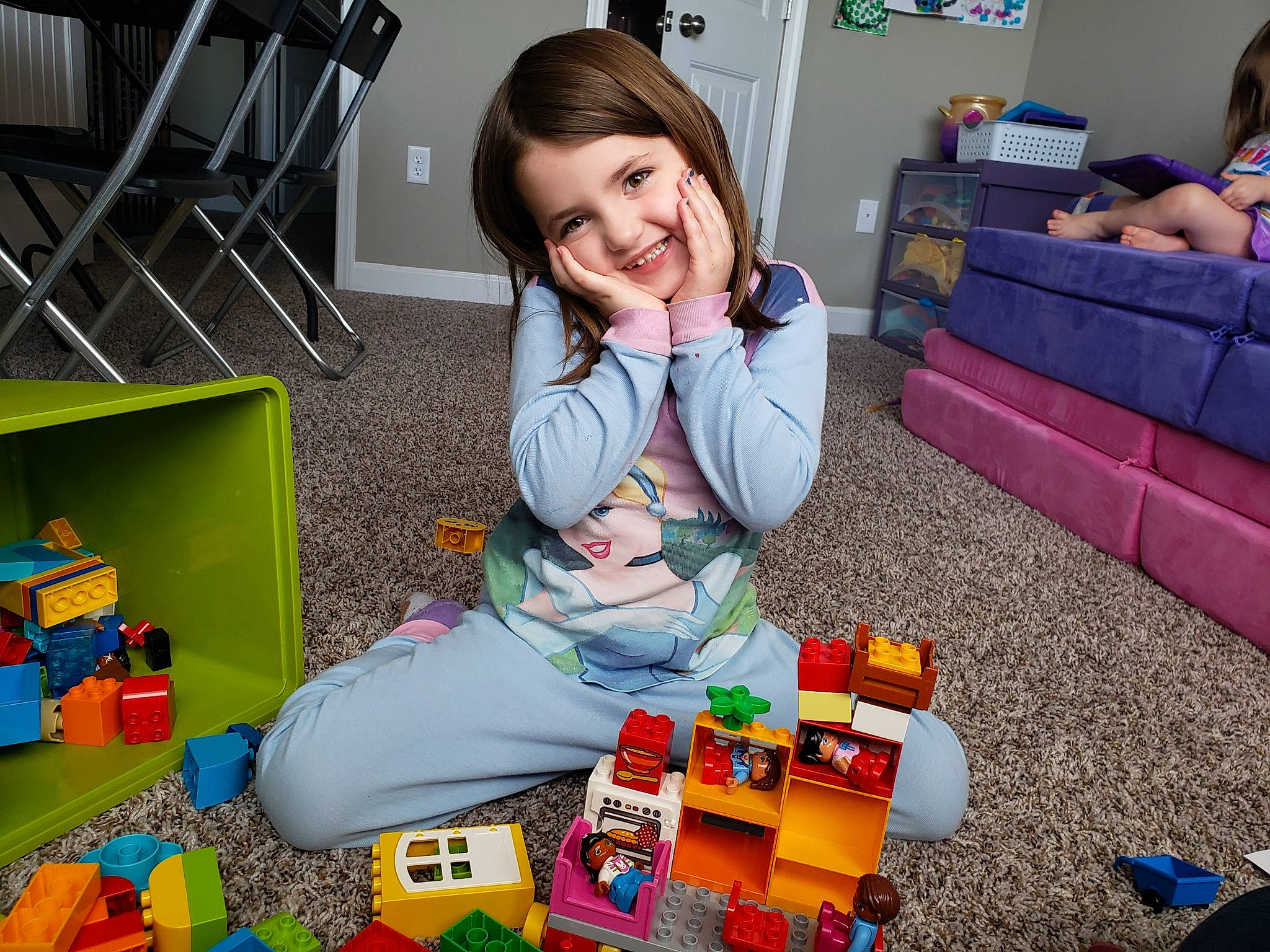 Alexandra joined the competition — help win amazing prizes! baby_playing_with_toys, baby_toys, box, child, event, fun, joy, kindergarten, lego, leisure, person, plastic, play, room, sharing, sitting, smile, toddler, toy, toy_block