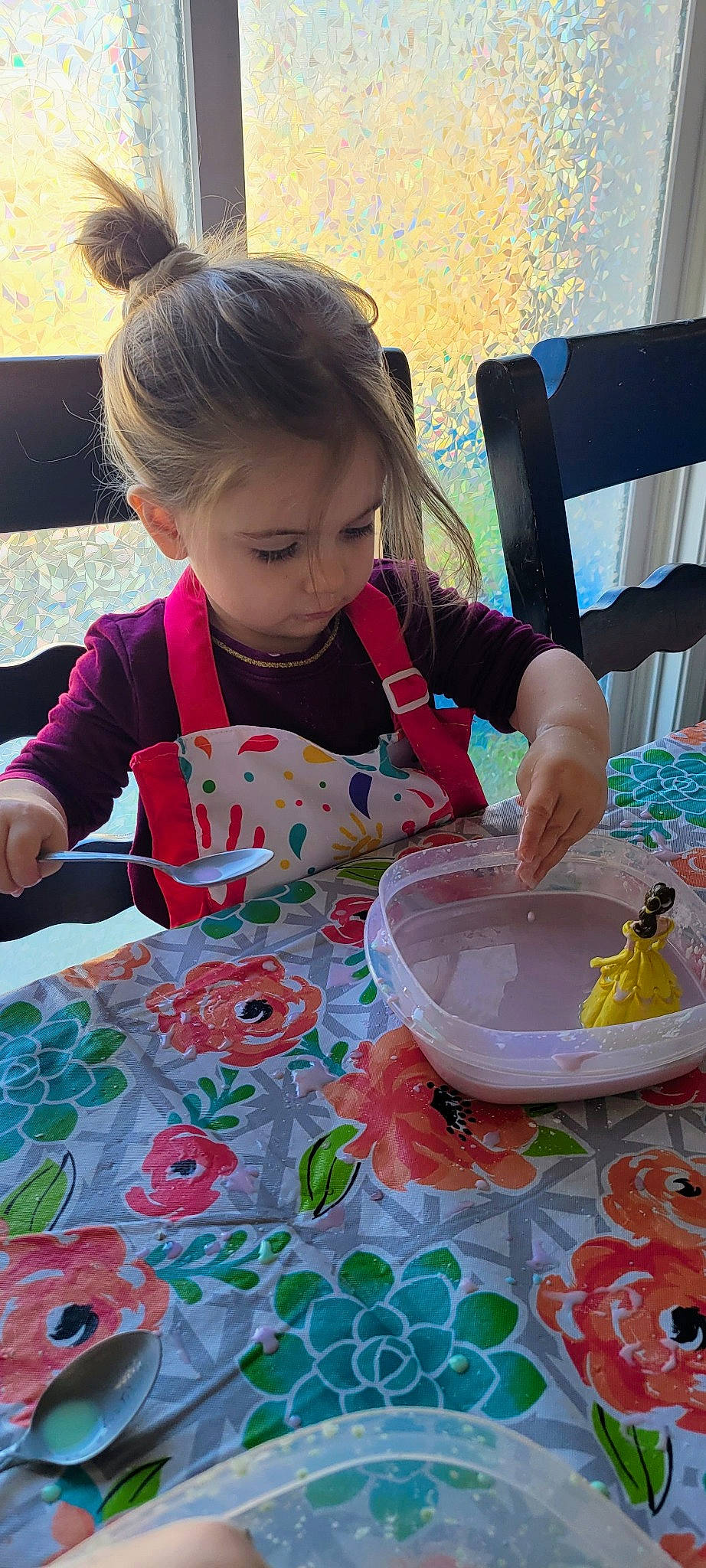 Isabella joined the competition — help win amazing prizes! art, baby, baby_toddler_clothing, beauty, chair, child, dishware, flower, fun, paint, person, play, porcelain, serveware, sharing, spoon, summer, t_shirt, tableware, toddler