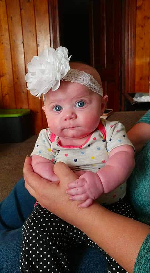 Dalilah joined the competition — help win amazing prizes! baby, baby_products, baby_toddler_clothing, cheek, child, design, fashion_accessory, hair_accessory, headband, headgear, iris, pattern, person, polka_dot, toddler