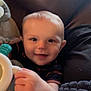 Jaxson joined the competition — help win amazing prizes! baby, smiling, toy, blanket, couch, infant, hand, face, child, indoor, happy, person, clothing, cute, young, playing, comfort, warm, portrait, toddler